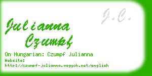 julianna czumpf business card